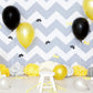 1st Stripes Balloon Flowers Backdrop for Party