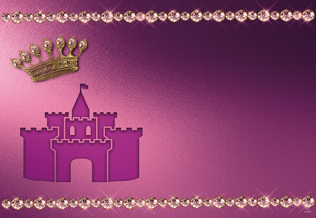 Pink Castle Diamond Princess Backdrops