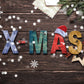 XMAS Dark Wooden Christmas Backdrops for Photography