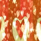 Valentine's Day Red Wedding Heart Backdrops