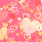 Valentine's Day Pink Colorful Heart Backdrops for Photos