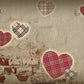 Vintage Lattice Valentine Backdrops for Photography Prop