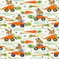 Carrot Car Rabbit Easter Photo Booth Prop Backdrops