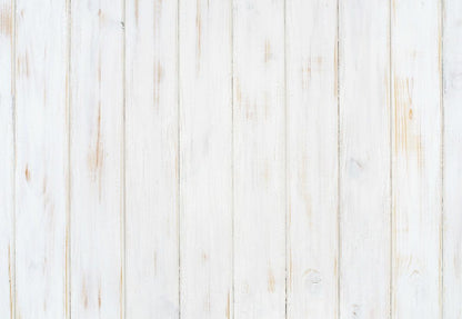 White Wood Wall Photo Booth Prop Backdrops for Picture