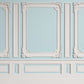 White Light Blue Art Texture Wall Wedding Backdrops for Studio