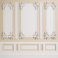 Beige and White Vintage Characteristic Wall Backdrops for Wedding