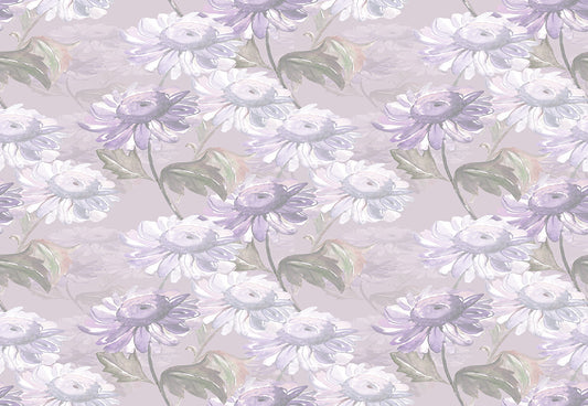 Lavender Flowers Backdrop for Newborn