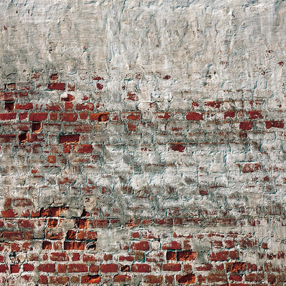 Vintage Red/White Brick Wall Photography Backdrop for Studio