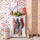 Socks Christmas Photography Backdrop White Fireplace Background