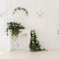 White Fireplace Spring Photography Backdrops