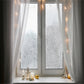 Snow Winter Windows Christmas Backdrop
