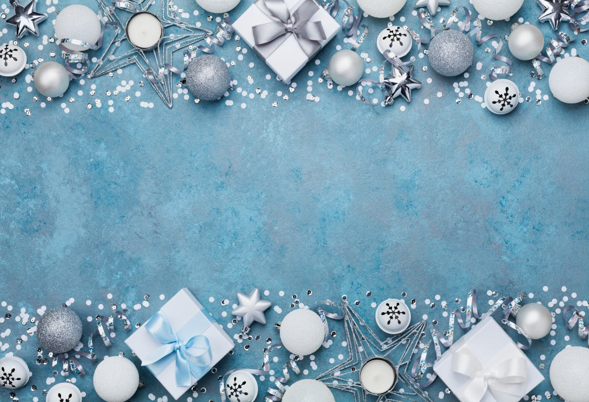 Blue Bell Christmas Photography Backdrops for Party