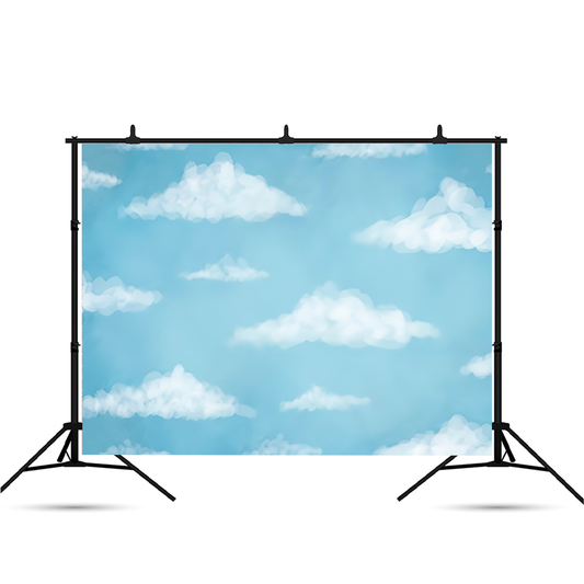 Sky With Clouds Art Cloudscape Background Backdrop for Photography SBH0163