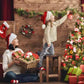 Brown Wooden Christmas Tree Photography Backdrops