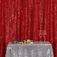 Red Sequins Fabric Photography Backdrop for Party