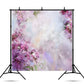 Abstract Watercolor Painting Pink Apricot Flower Soft Colorful Photo Backdrop SBH0027