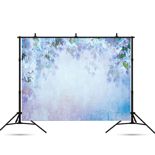 Oil Painting Blooming Vintage Floral Decorative Background Photo Backdrop SBH0032