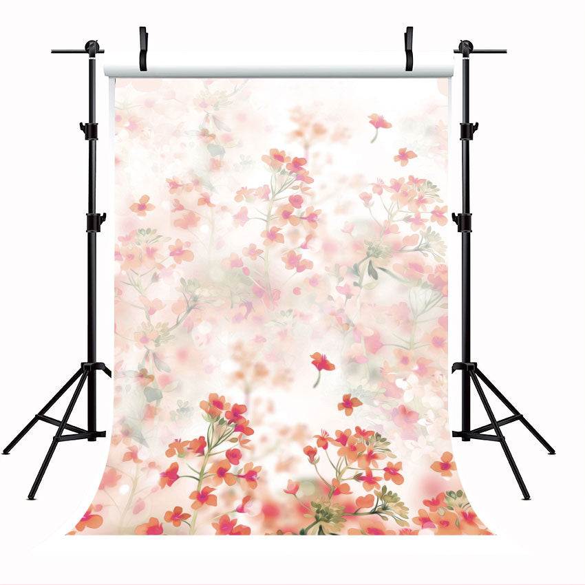 Halftone Flowers Bouquet Floral Abstract background for Photo Studio Photoshoot SBH0047