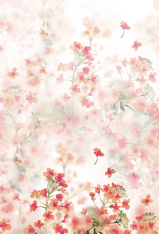 Halftone Flowers Bouquet Floral Abstract background for Photo Studio Photoshoot SBH0047