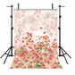 Digital Print Fabric Abstract Halftone Flowers Backdrop for Photography SBH0048