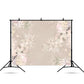 Graphic Wildflowers Painted on Concrete Grunge Wall Floral Backdrop for Photography SBH0068