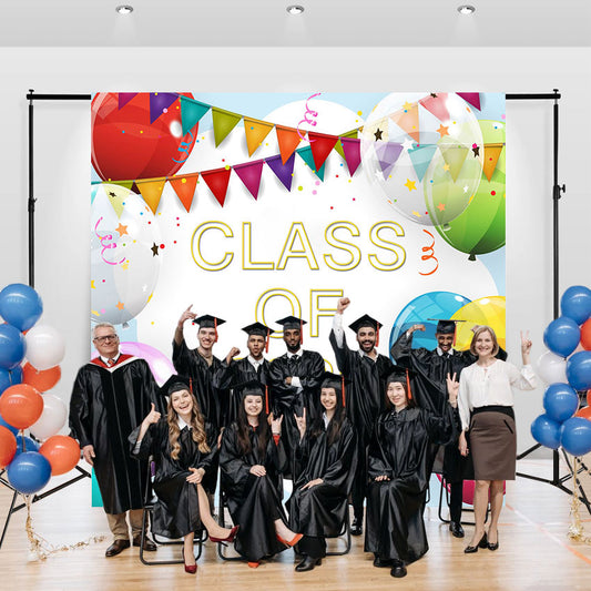 Colorful Balloon Graduation Decorations 2022 Backdrop Background for Photography Photo Studio SBH0076