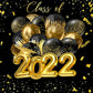 Gold Balloon Decorations 2022  College Backdrop Backdrop Graduation Party SBH0097
