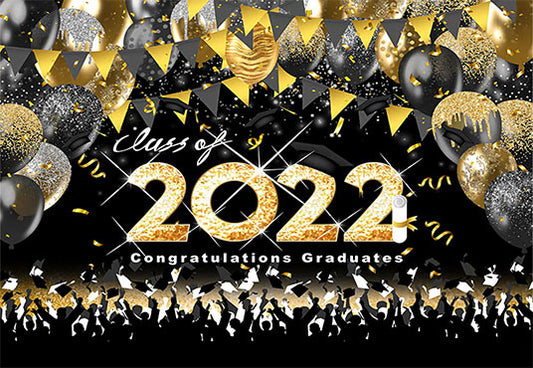 Stage Lighting 2022 Graduation Party Backdrop Background for Photography SBH0098