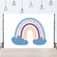 Boho Cute Rainbow White Background Kids Decoration Backdrop SBH0133