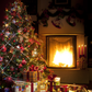 New Arrival-Interior Christmas Magic Glowing Tree Photography Backdrop SBH0210