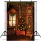 New Arrival-Old Vintage Room Christmas Tree Decorations Backdrop for Photography SBH0213