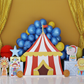 Cartoon Circus Theme Children Photography Backdrops SBH0324