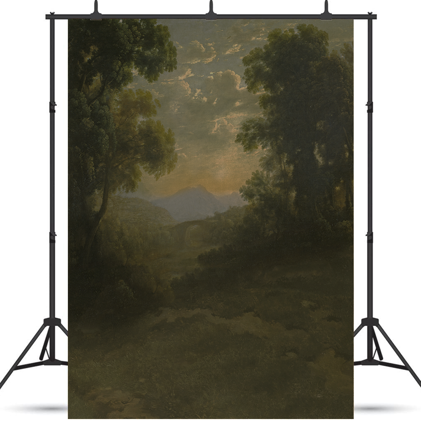 Vintage Scenery Oil Painting Photography Backdrop SBH0330