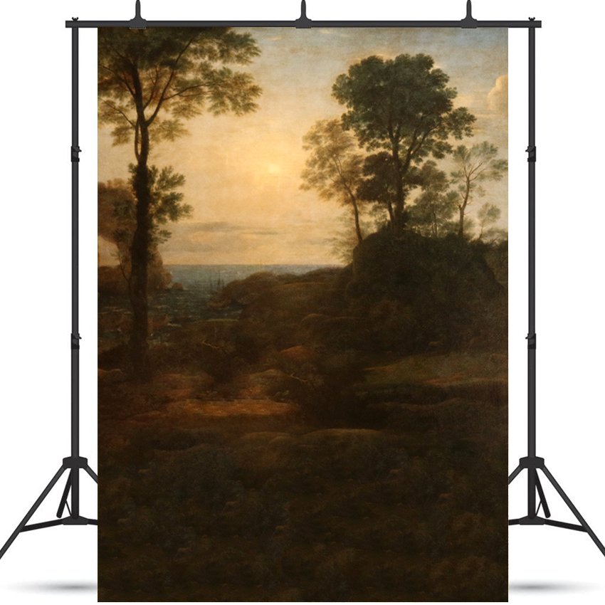 Old Master Oil Painting Backdrop for Photography SBH0334