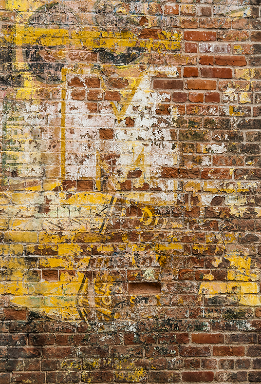Faint Remnant Brick Wall Graffiti Photography Backdrop SBH0337