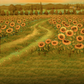 Sunflower Oil Painting Backdrop for Photography SBH0342