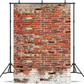 Old Red Brick Wall Backdrop for Photography SBH0349