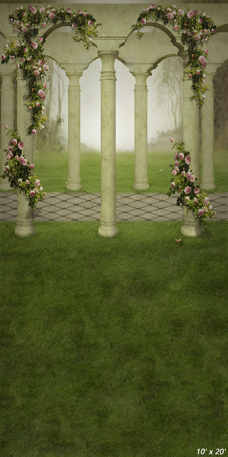Fantasy Garden Backdrop for Spring Photography SBH0354
