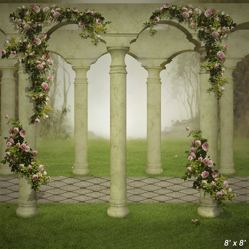 Fantasy Garden Backdrop for Spring Photography SBH0354