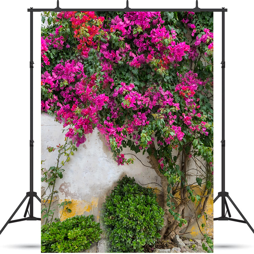 Spring Purple Flowers Backdrop for Photography SBH0361