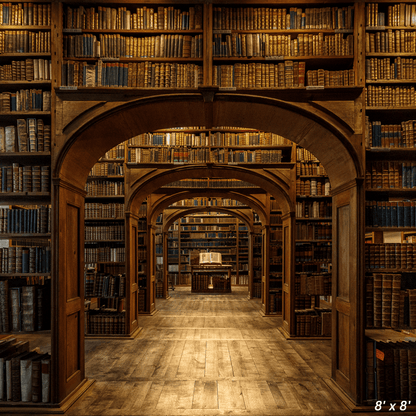 Historic Library Hall School Backdrop for Photography SBH0368