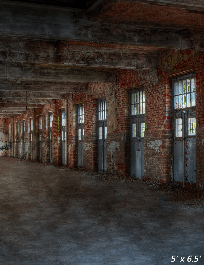 Abandoned Post Hall Backdrop for Photography SBH0376