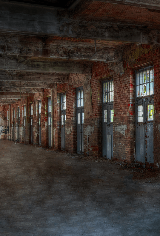 Abandoned Post Hall Backdrop for Photography SBH0376