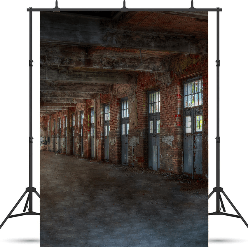 Abandoned Post Hall Backdrop for Photography SBH0376