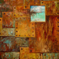 Abstract Rusty Art Color Painting Backdrop for Photo SBH0403