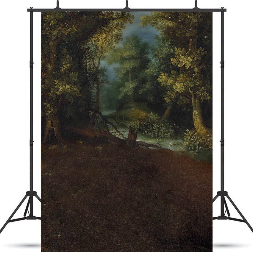 Classic Landscape Oil Painting Backdrop for Photography SBH0413