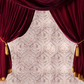 Vintage Red Theatre Curtains Photography Backdrop SBH0421