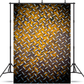 Yellow Rusty Metal Fabric Photography Backdrop SBH0424