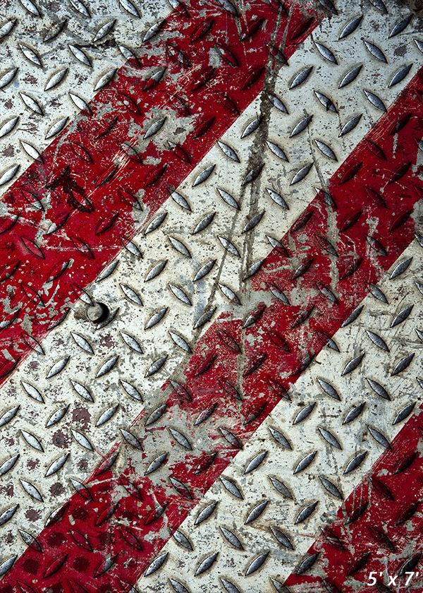 Red Rusted Metal Texture