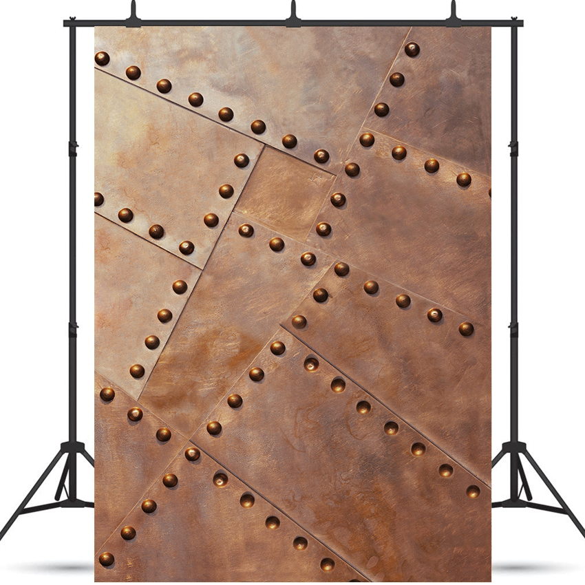 Overlapping Brown Metal Backdrop for Photography SBH0429